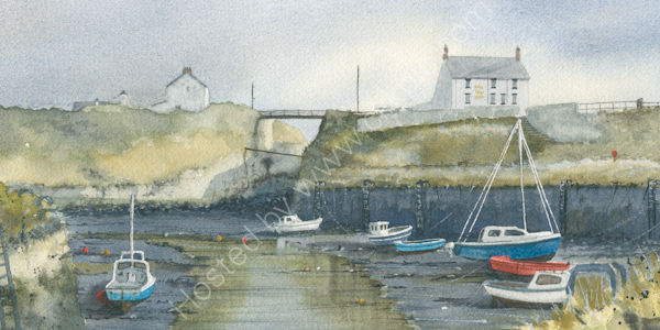 'The Kings arms, Seaton Sluice' fine art print