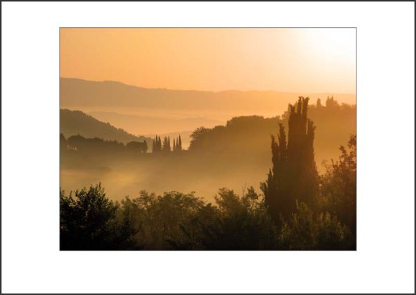 IT09004. Dawn Glow, Tuscany