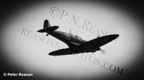 Spitfire over Woodhall Spa