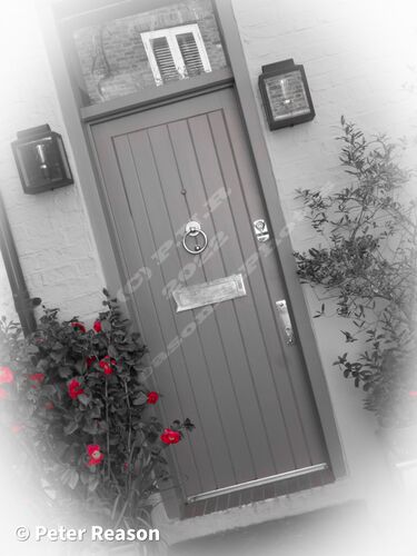 London - door