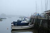 Keyhaven Harbour in Winter Fog