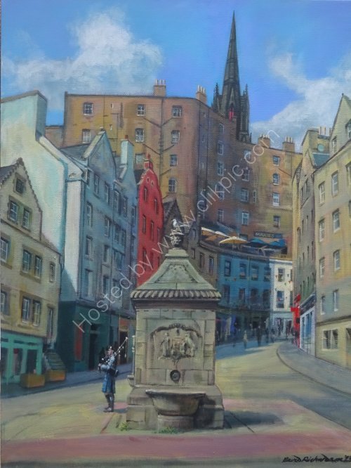West Bow Well (1674), Victoria Street, Edinburgh.