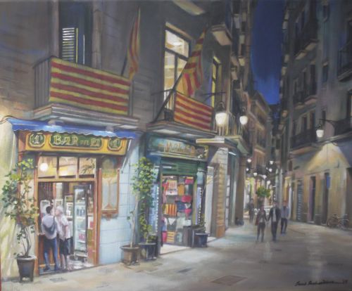 placa del pi, barcelona