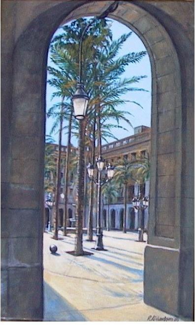 Placa Real, Barcelona