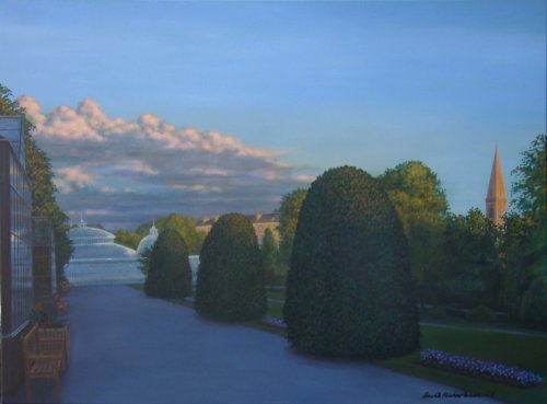 Twilight, Botanic Gardens, Glasgow.