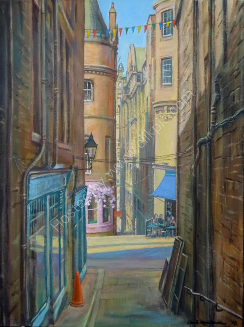 Fleshmarket Close, Edinburgh.