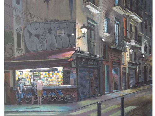 calle hospital, bar mendizibal, barcelona