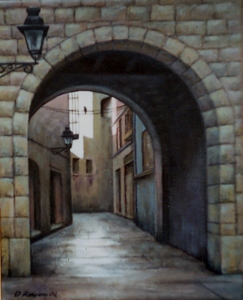 (View from) Placa Philipe Neri, Barcelono