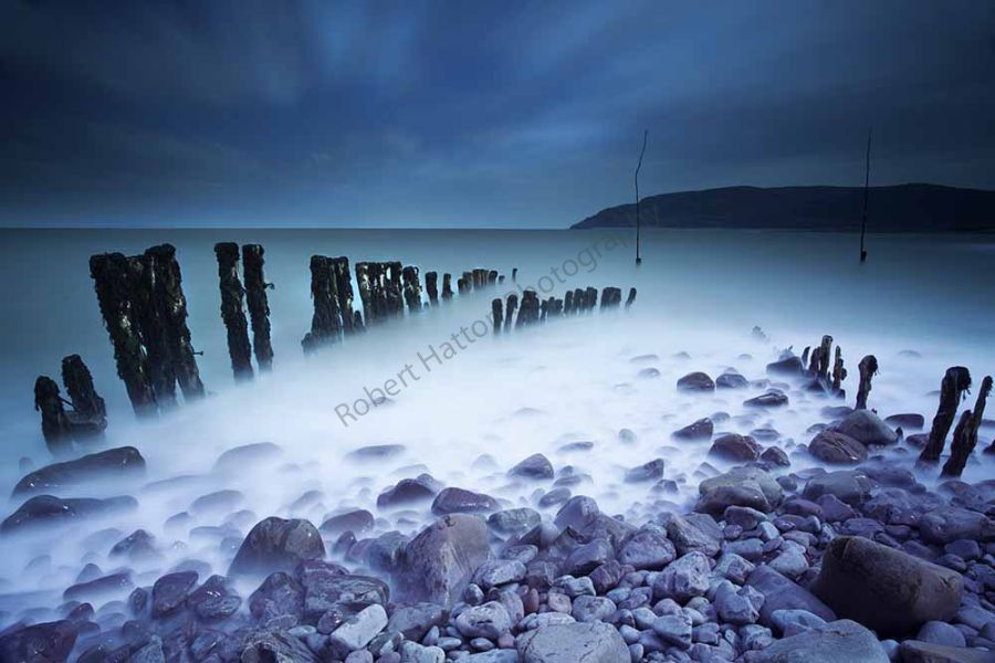Moody Dawn at Porlock Weir