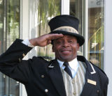 Hotel doorman, Cape Town, South Africa