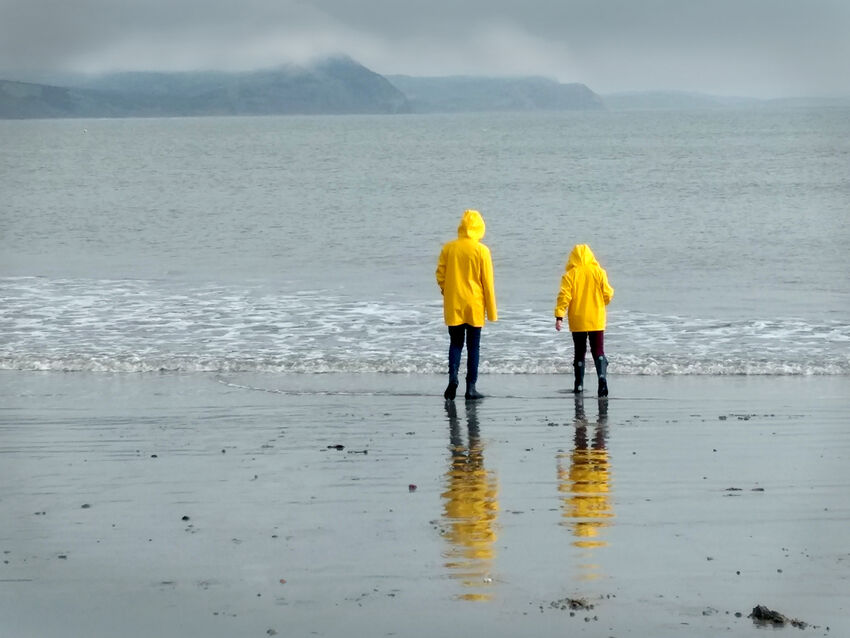 3rd Sue Bennett ---Wet Day a the Beach