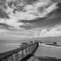 Geoff Mallin---- Clouds over Birnbeck Pier--- First