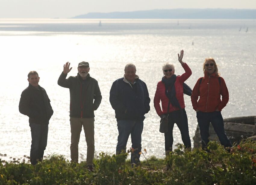 Visitors To St Mawes
