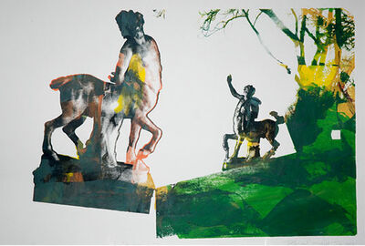Architecture of Sleep #10, 2012, Screen-print / image area 46 x 74