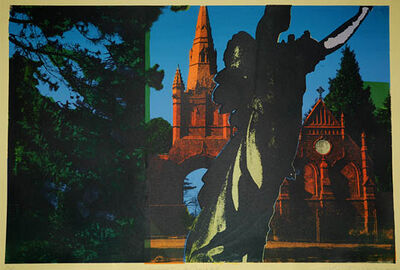 Architecture of Sleep #11, 2012, Screen-print / image area 46 x 74