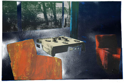 Architecture of Sleep #13, 2012, Screen-print / image area 46 x 74