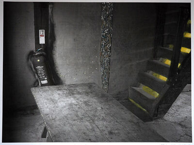Architecture of Sleep #20, 2013, mixed media, image area 49 x 66 cm