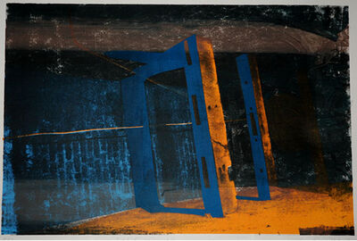 Architecture of Sleep #22, 2012, Screen-print / image area 46 x 74 cm