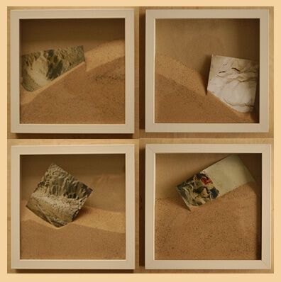 Untitled Sleep architectures, mixed media, individual sizes 25 x 25 cm, 2013