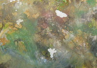 Crossway Summer - version 3 in progress wildflower meadow painting