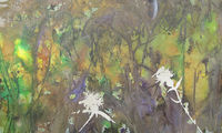 Crossway Summer - version 4 in progress wildflower meadow painting