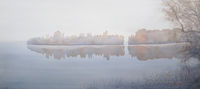 Foggy Morning, Silence watercolour fog