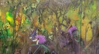Hot Summer Afternoon wildflower meadow painting