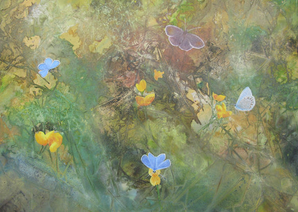wildflower meadow painting