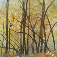November Golds - version 1 watercolour November