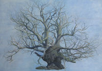 Old Oak oil painting veteran oak