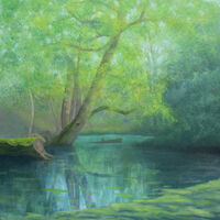 Pool, Spring - oil in progress oil pool spring