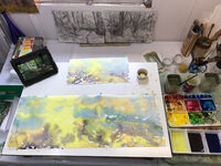 December 2020 - watercolour in progress watercolour in progress woodland