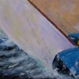 Hard Pressed under sail