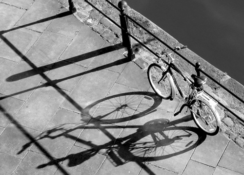 Evening bicycle