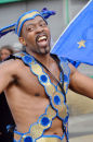 Blue & gold dancer