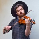 Busker playing Klezmer