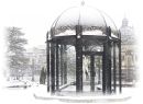 Pavilion in the snow