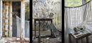The burnt out house