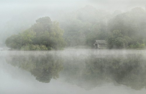 Mist over Rydal water