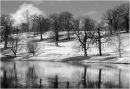 Winter at Studley Royal