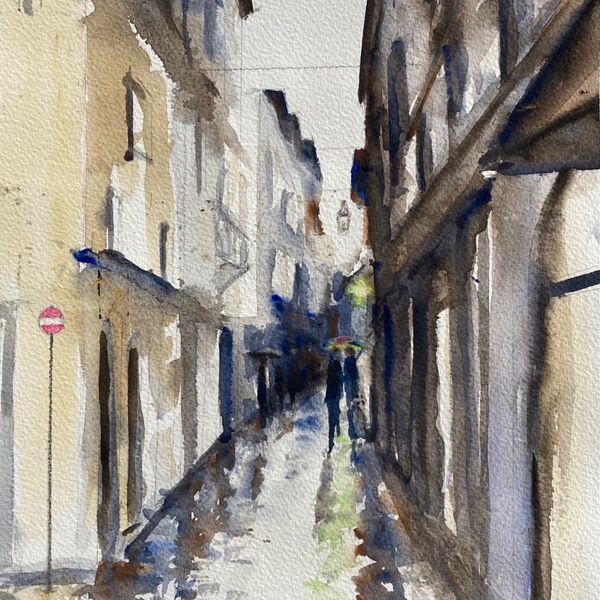 Florence Street in the Rain