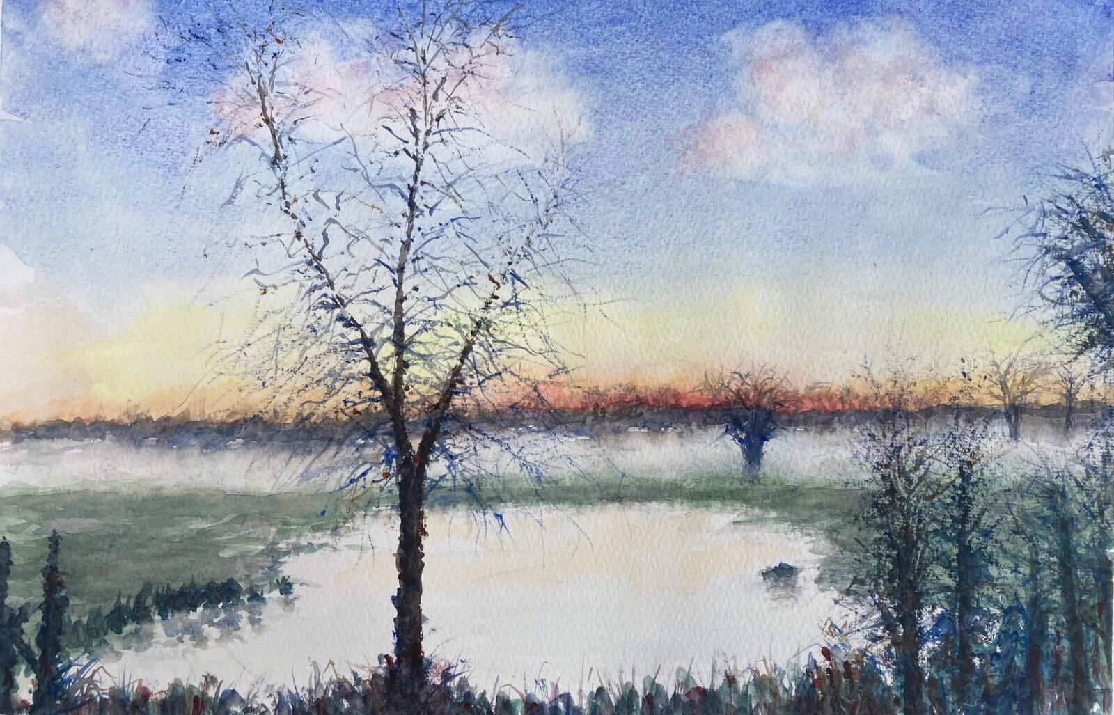 View from Morning Commuter Train