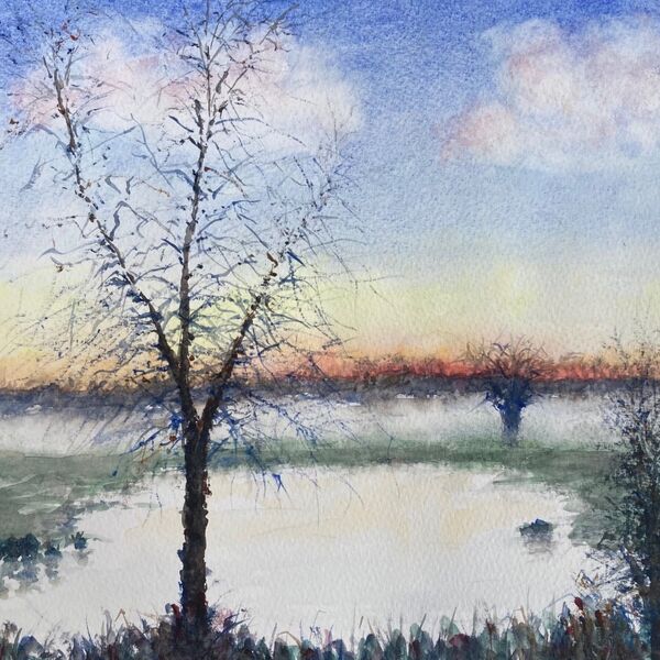 View from Morning Commuter Train