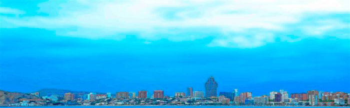Benidorm Skyline from the sea