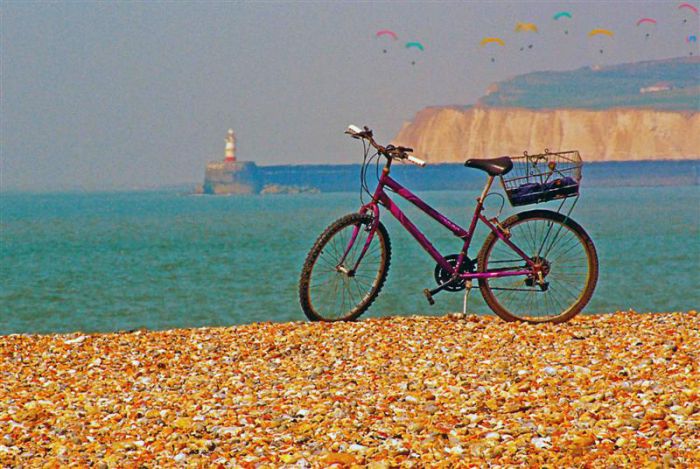Bike on Seaford Beach