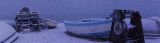 Dinghies in the snow