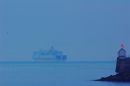 Newhaven Ferry on its way to Dieppe