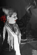 A flash of red