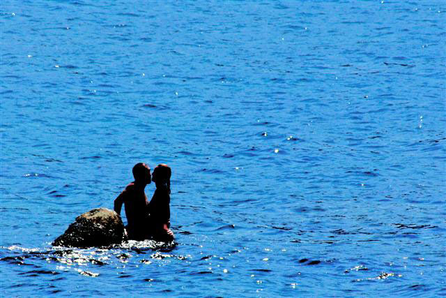 The kissing stone