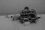 Lobster Pots on the beach